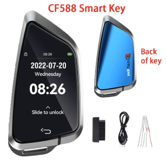 Universal Modified CF588/CF588FM Smart Remote Car Key LCD Screen